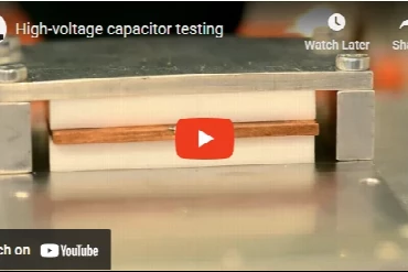 High-voltage capacitor testing